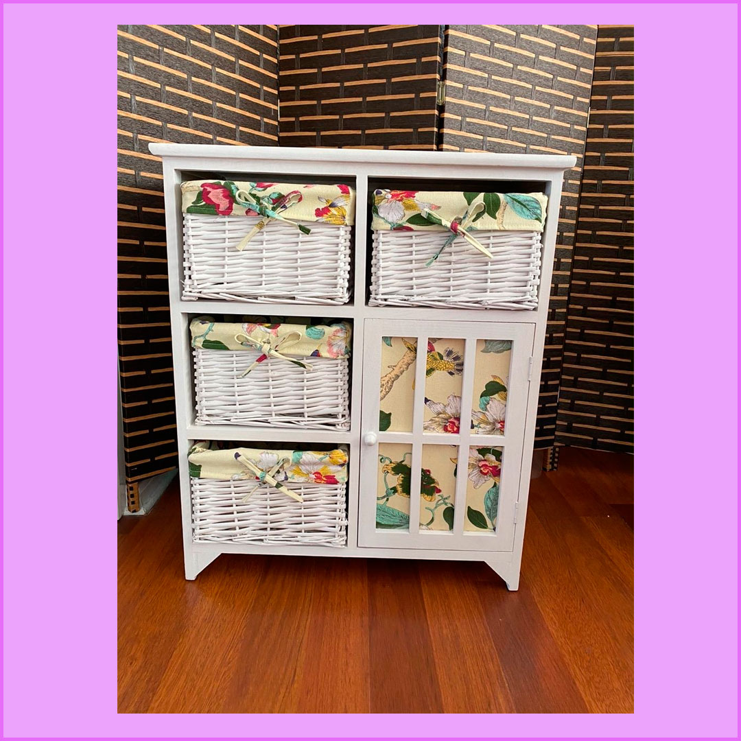 Mueble 4 Cestos + Puerta – Florencia Muebles